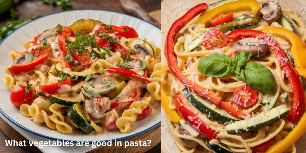 What vegetables are good in pasta?