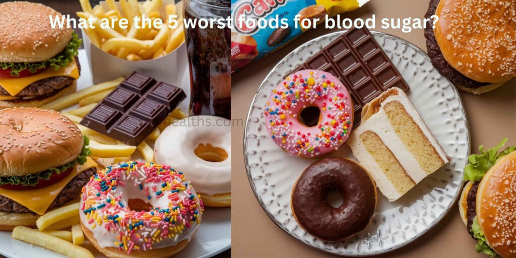 What are the 5 worst foods for blood sugar?