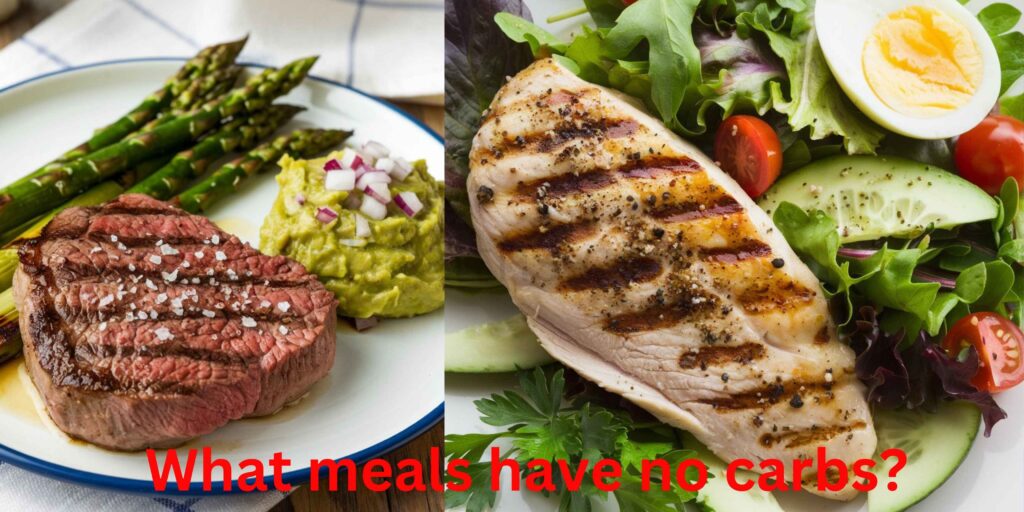 What meals have no carbs?