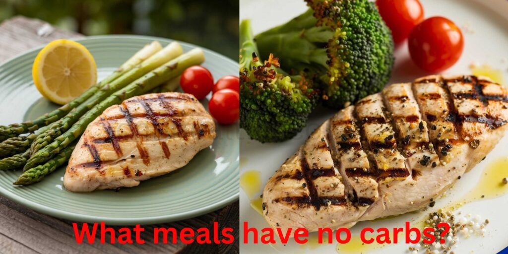 What meals have no carbs?