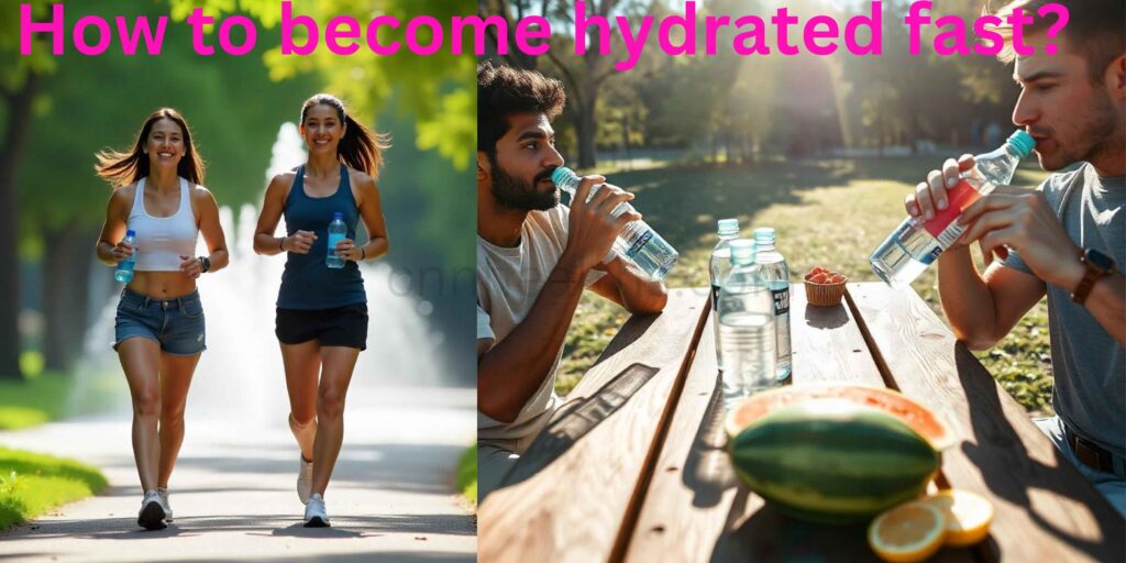 How to become hydrated fast?